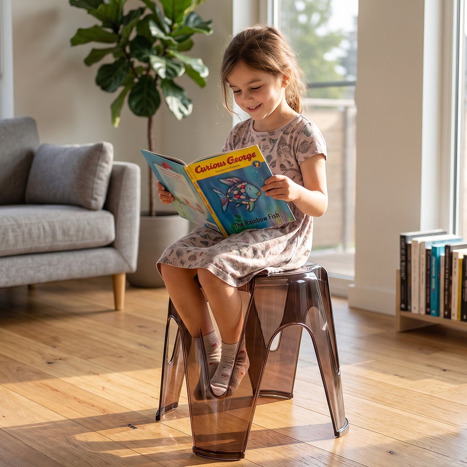 Plastic stool sitting use