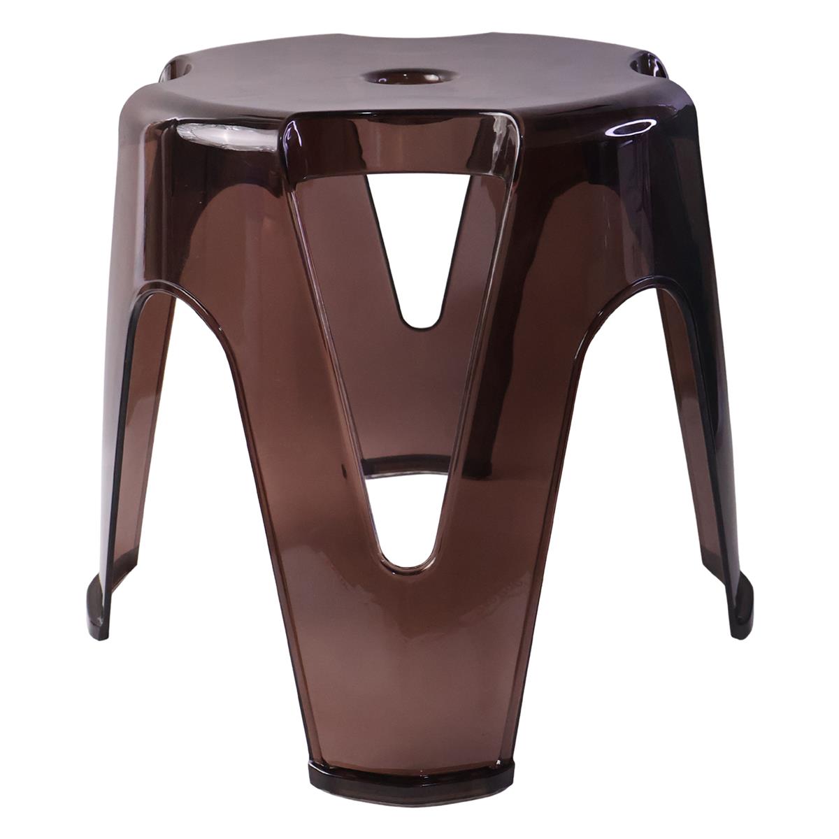 Plastic stool white bg