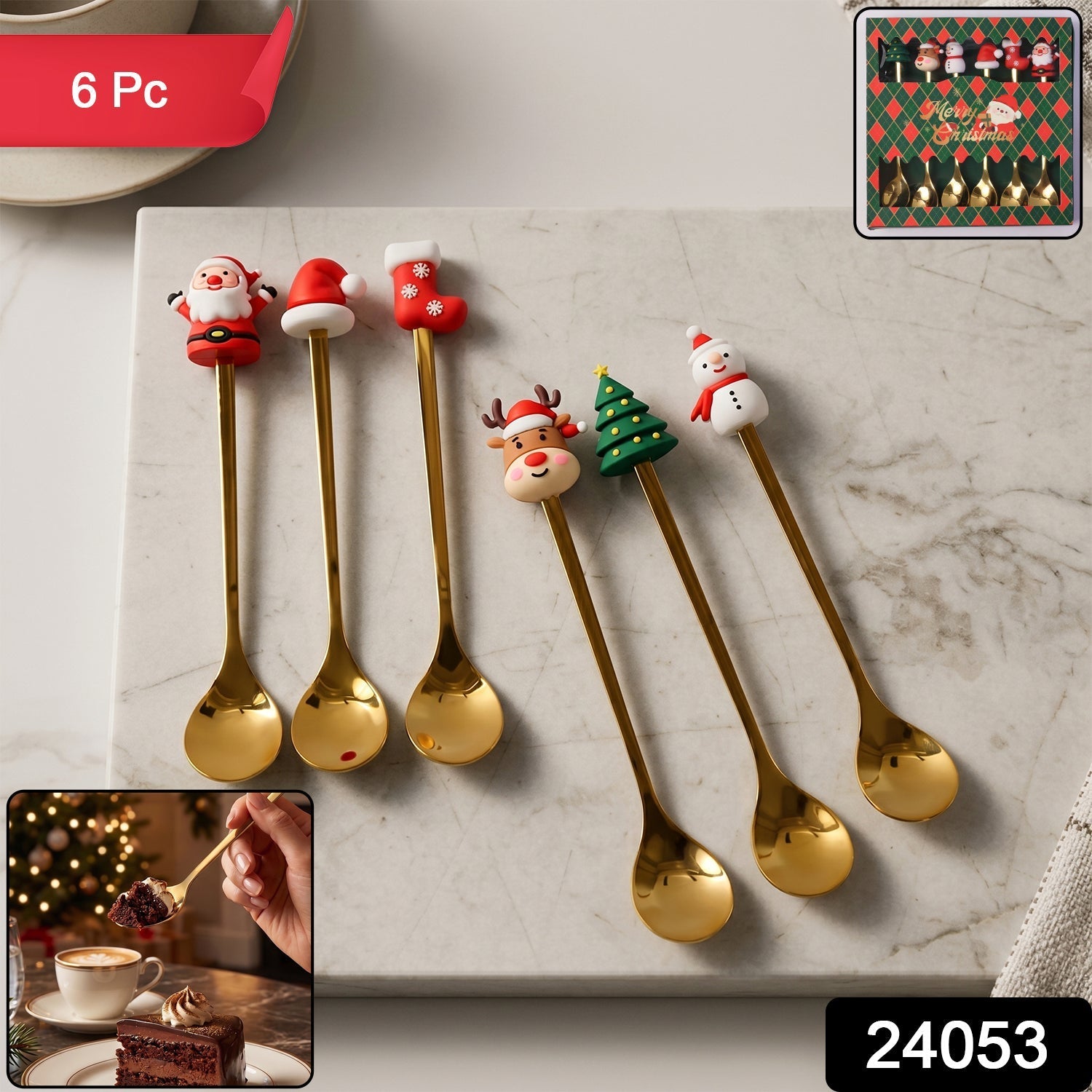 Cartoon spoon 6pc gift pack