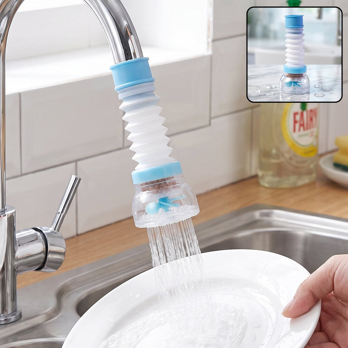 Plastic faucet water filter aerator for kitchen sink taps