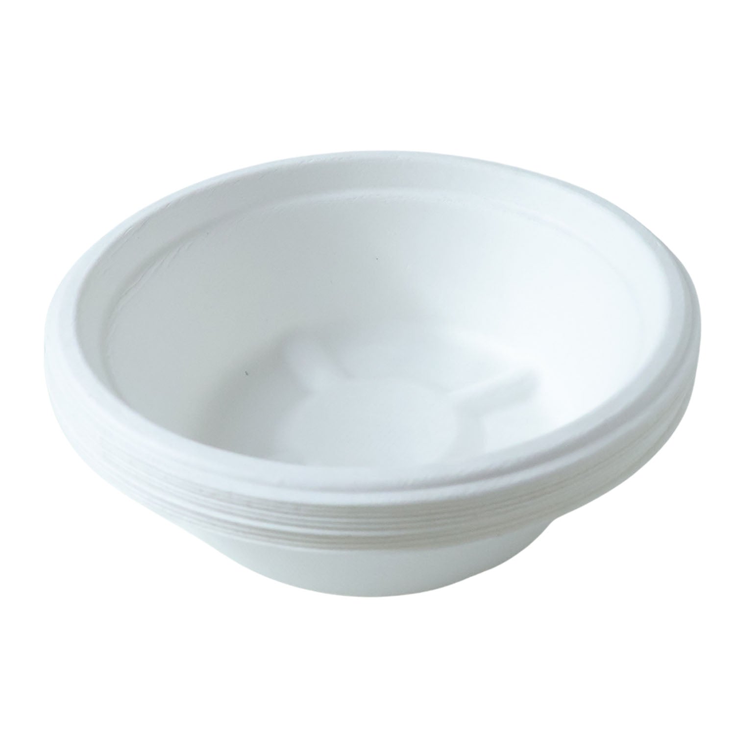Vegnar 240ml bagasse bowl with dessert, eco-friendly serving