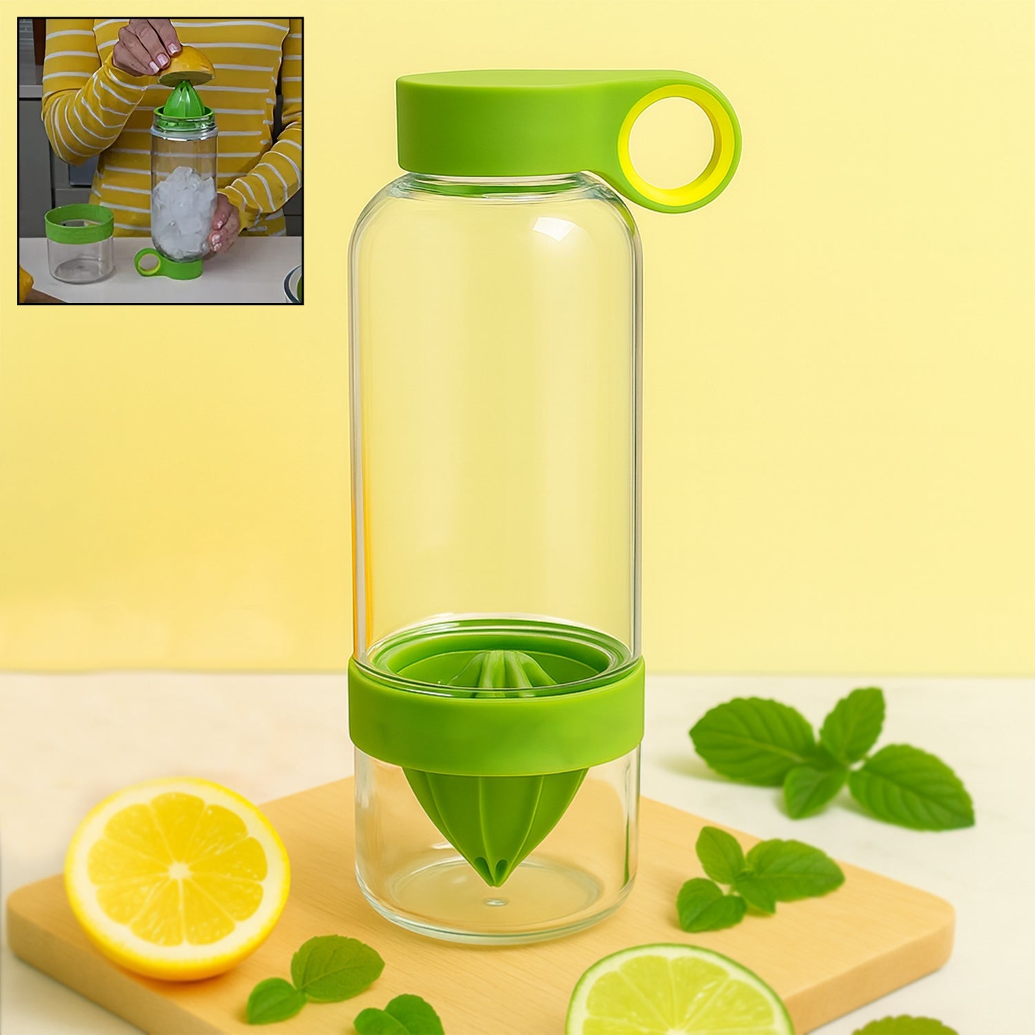 Small Citrus Zinger fruit infuser water bottle