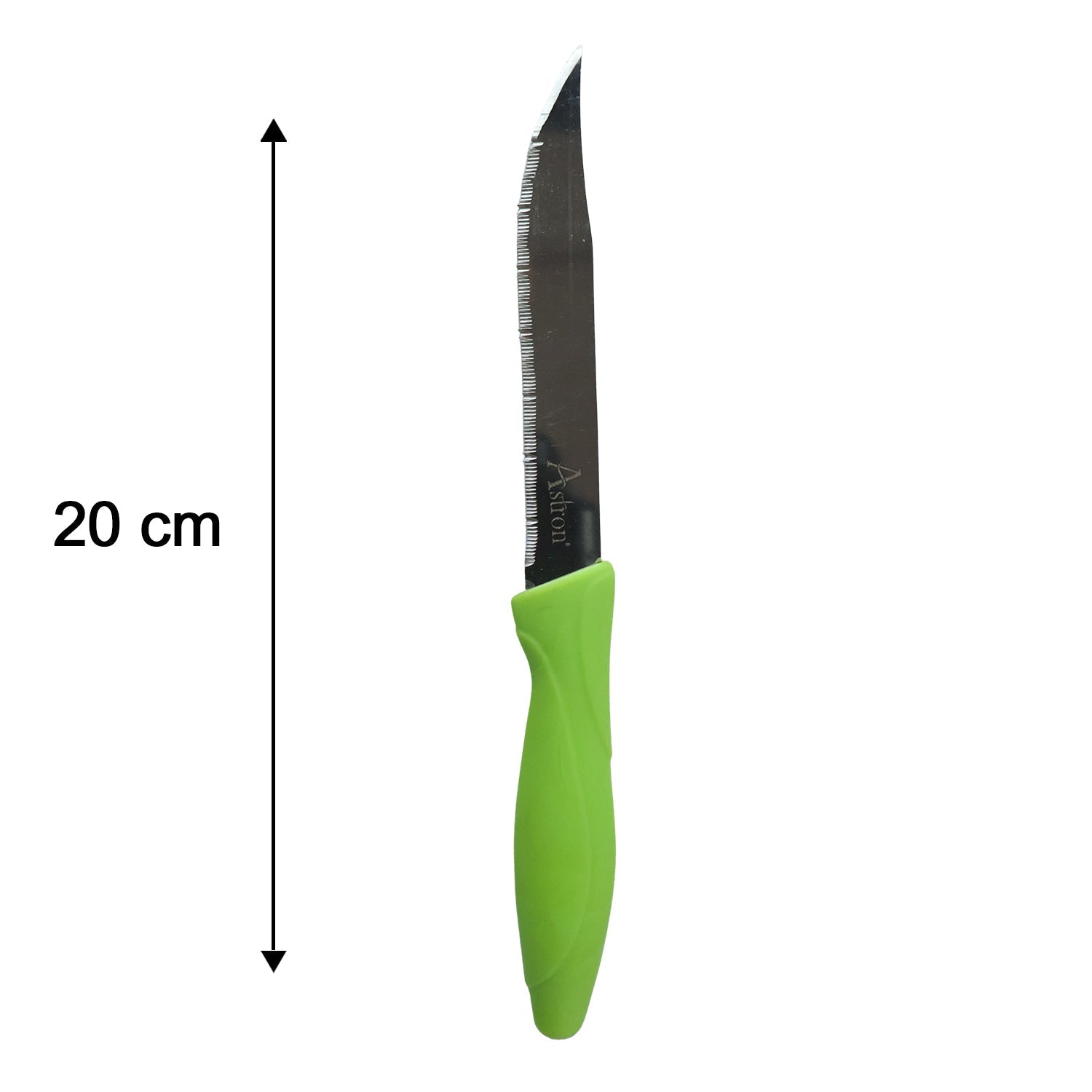 Dimensions of the kitchen knife and peeler set