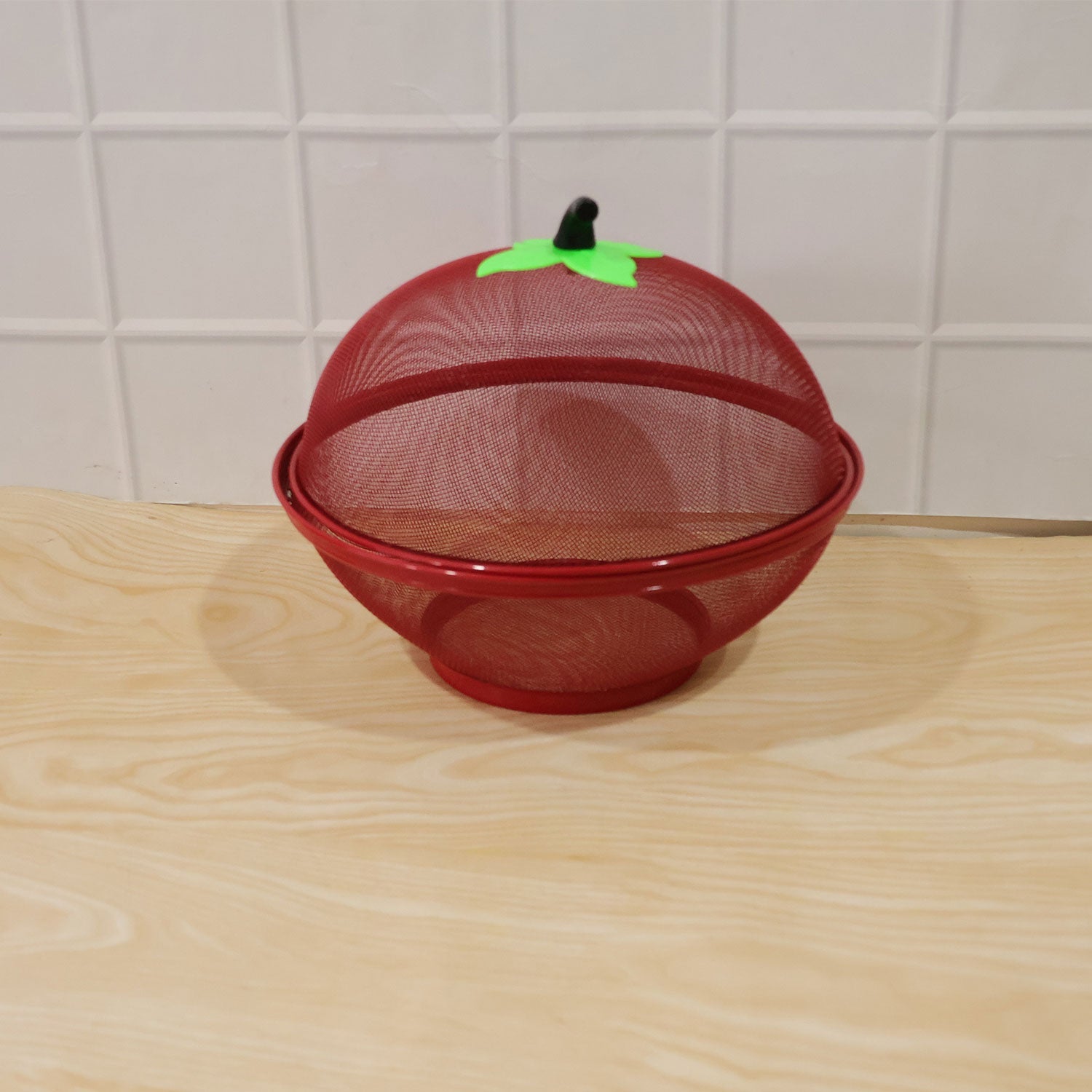 Metal net fruit basket kitchen use