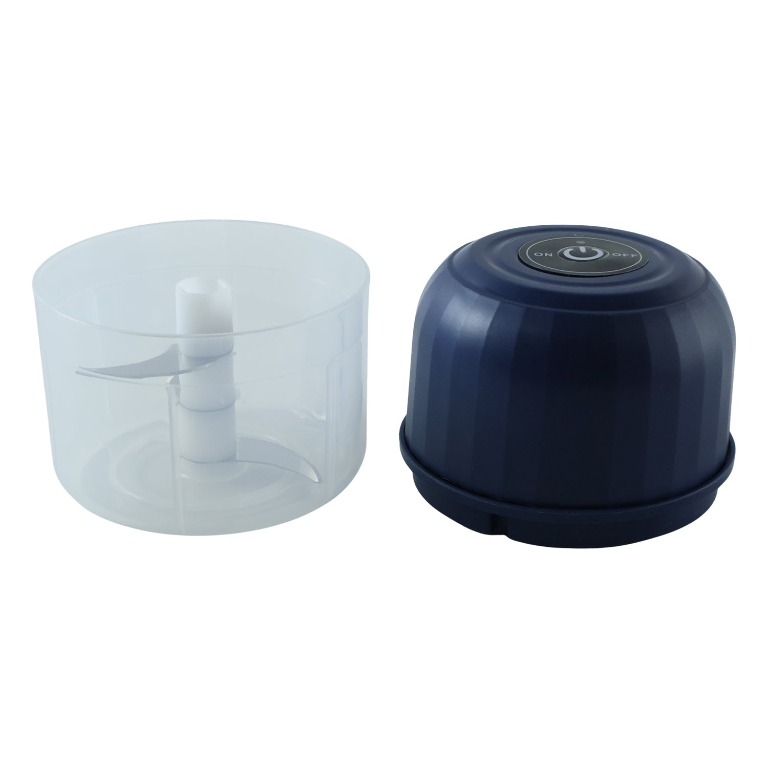 USB mini food chopper on white background