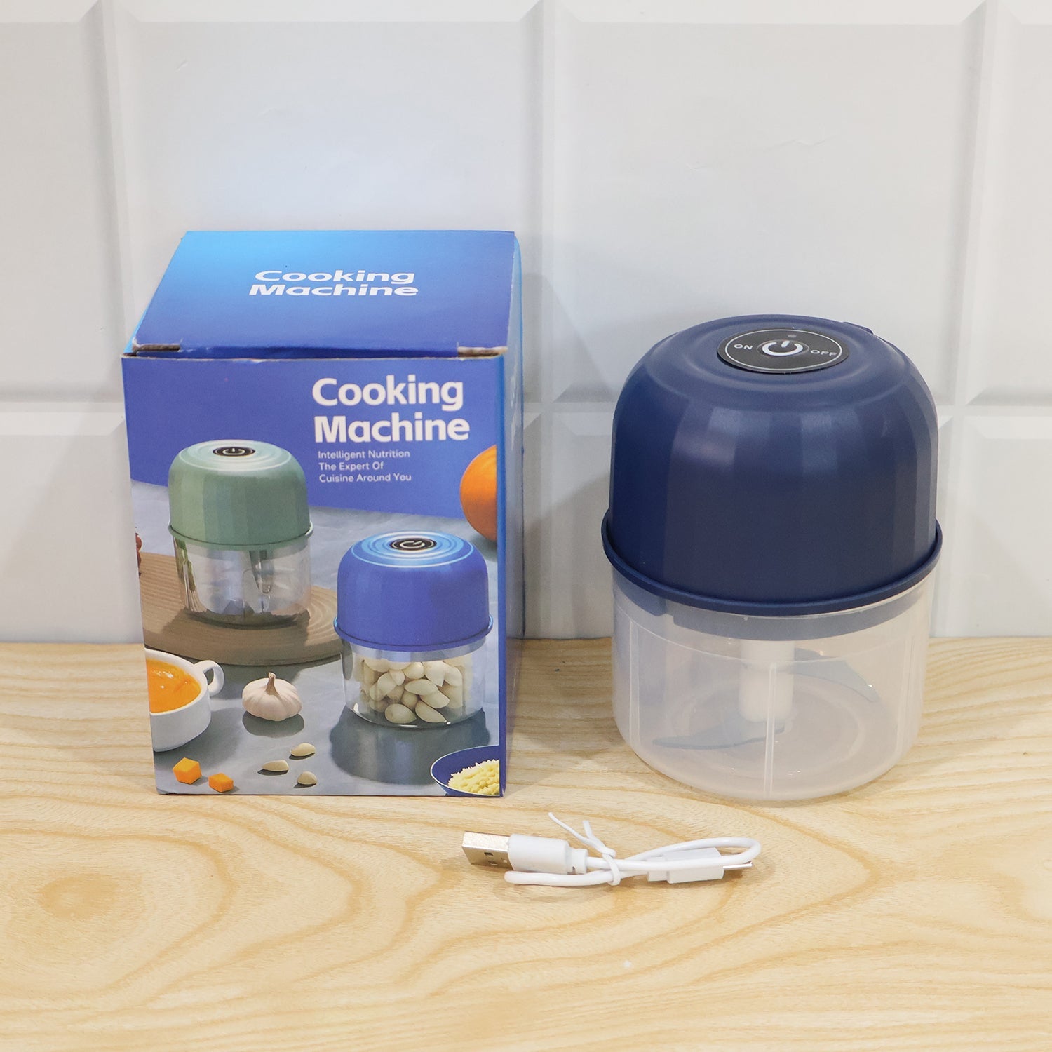 Live photo of USB rechargeable mini food chopper