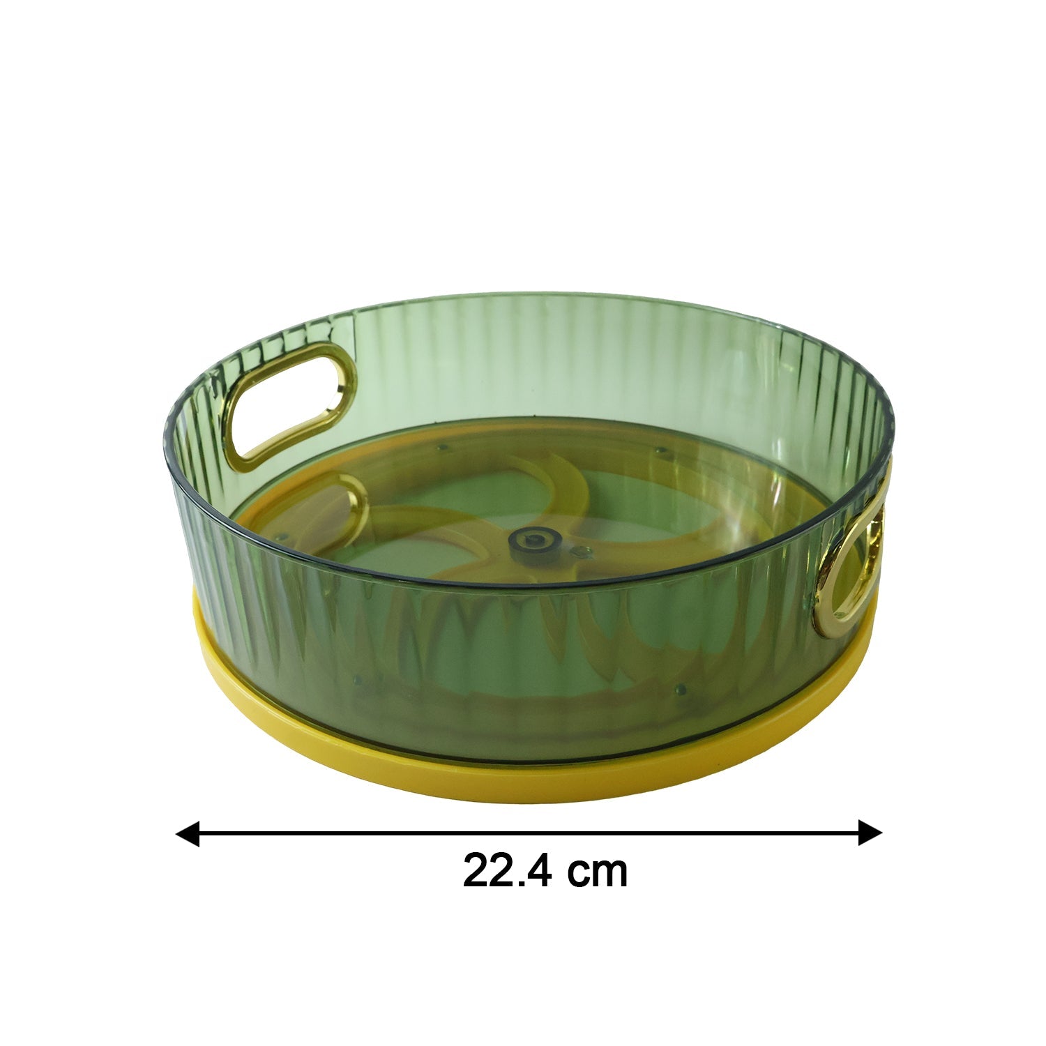 Rotating storage basket size details