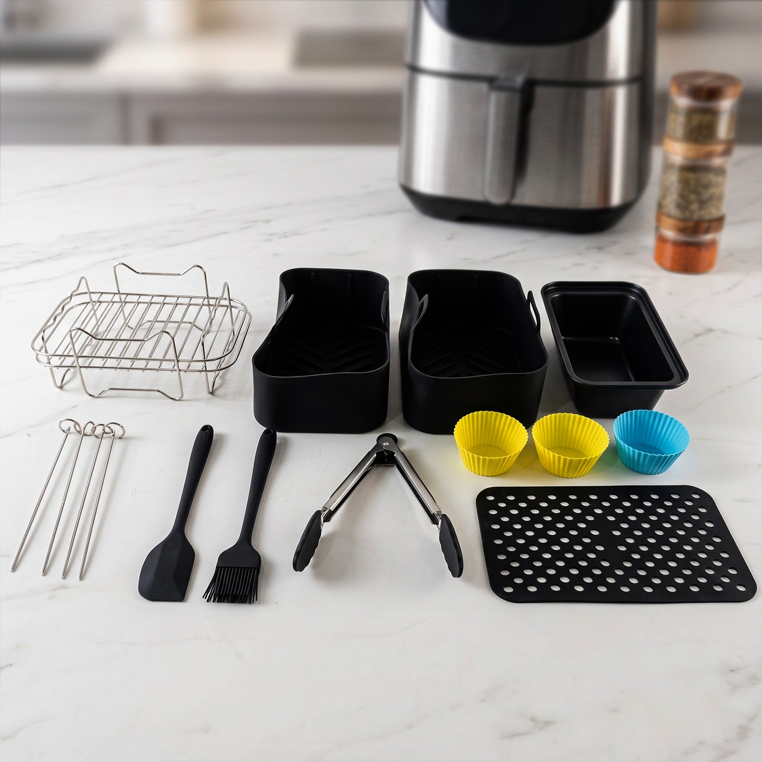Air fryer accessory set product overview