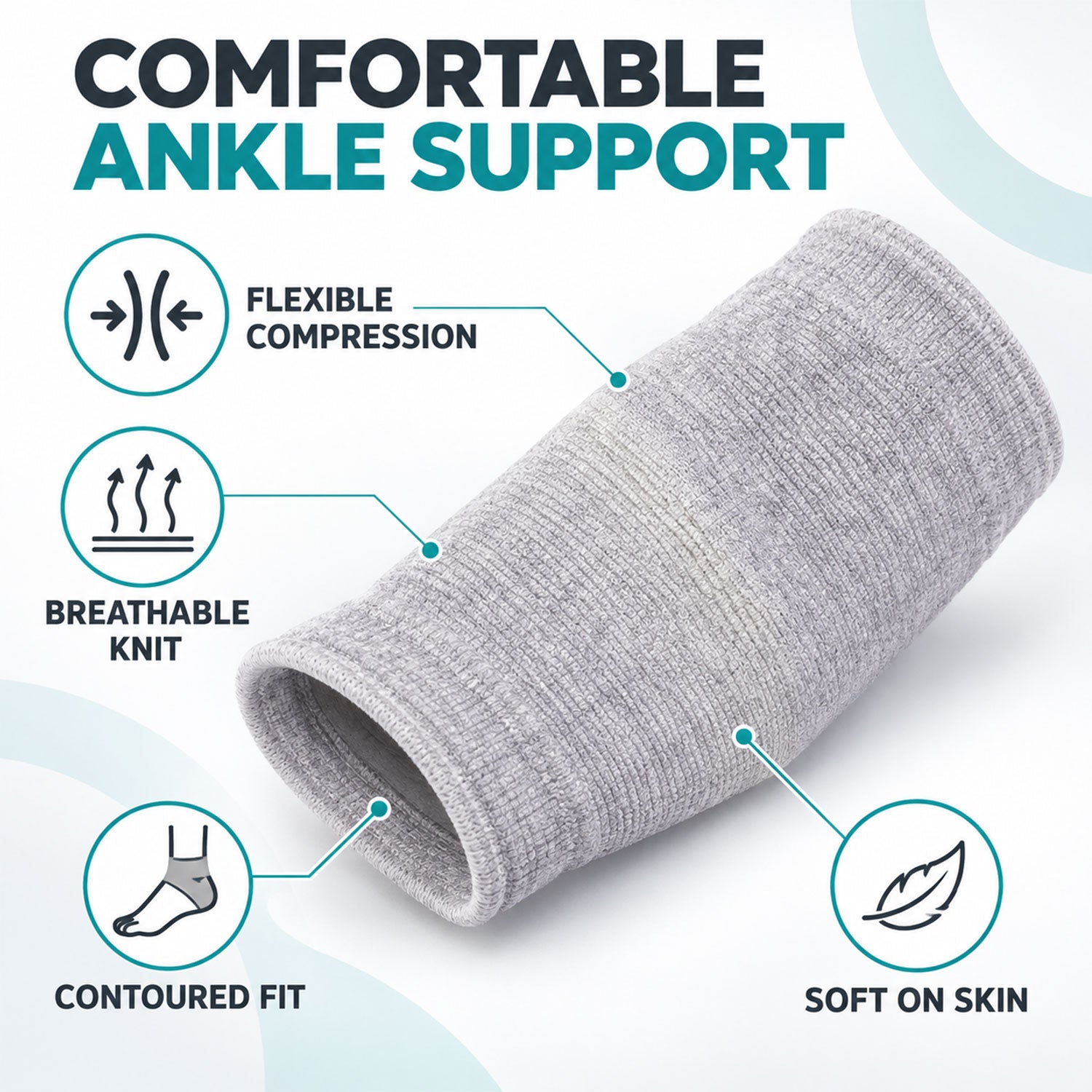 Ankle sleeve feature view