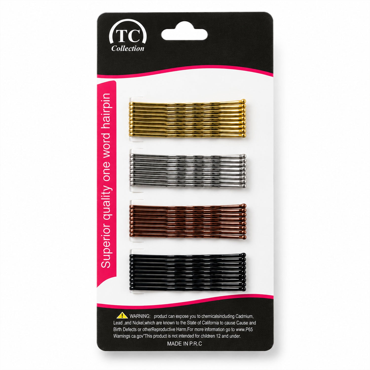 Hair pins white bg