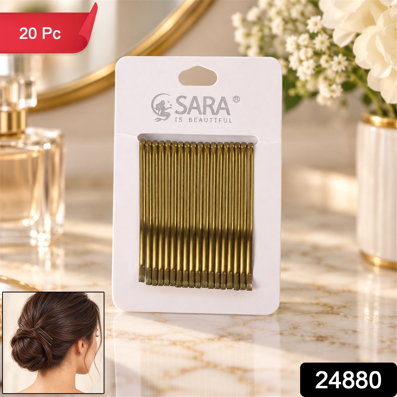Hair pins pack 20pc