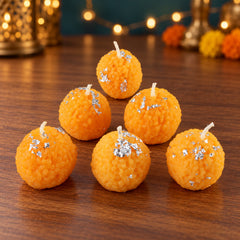 Six Piece Laddu Candle Set