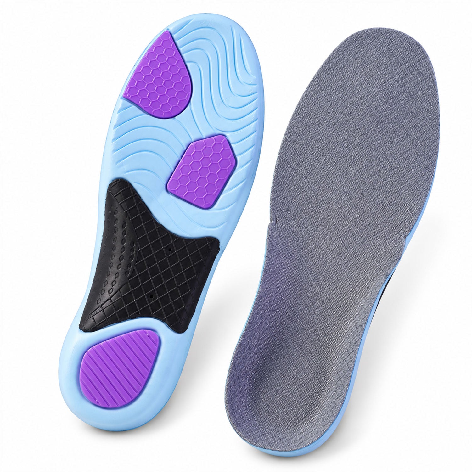 Shoe insoles white bg