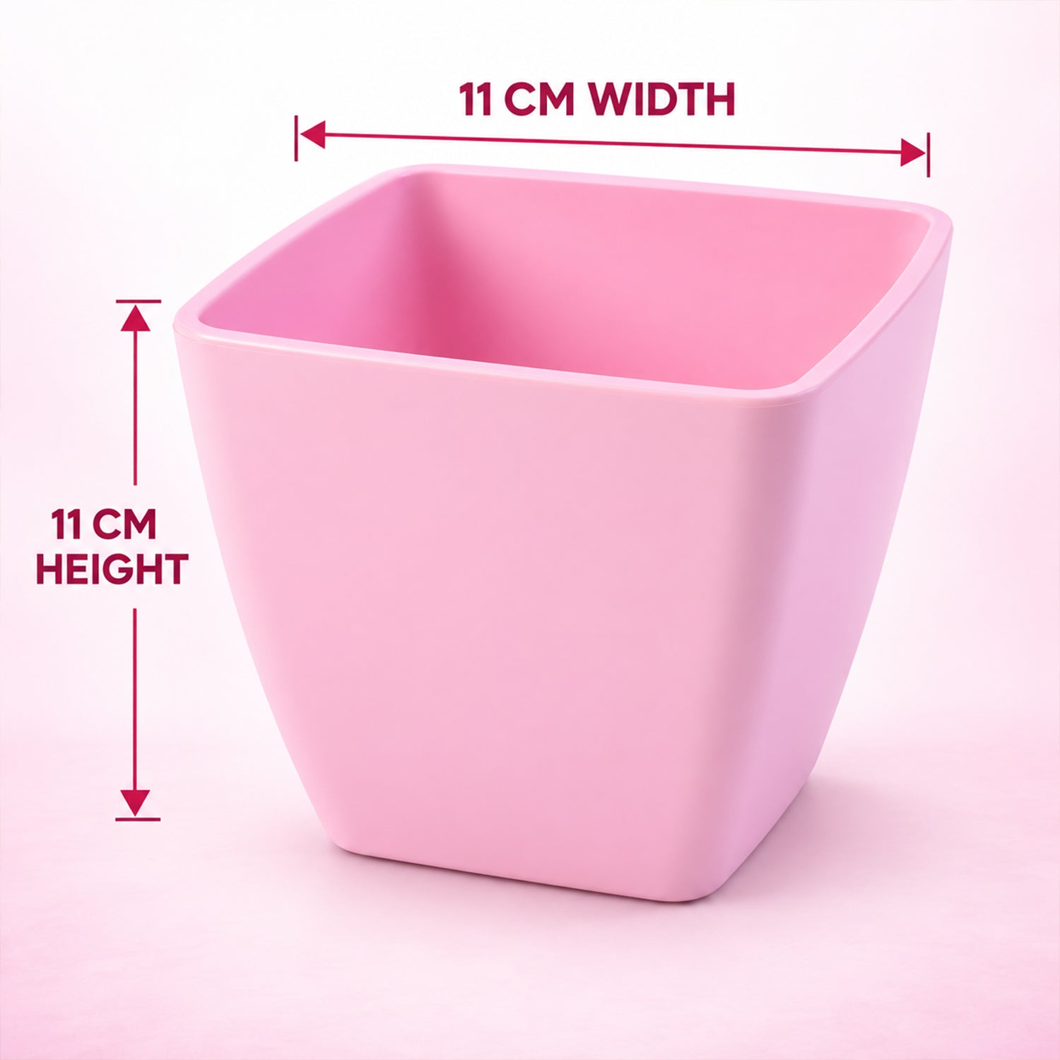 Flower pot dimension reference