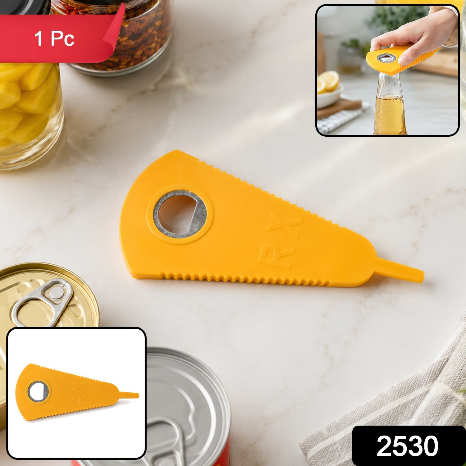 Bottle opener and can opener pack