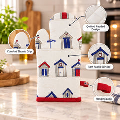 Red Trim Kitchen Mitt