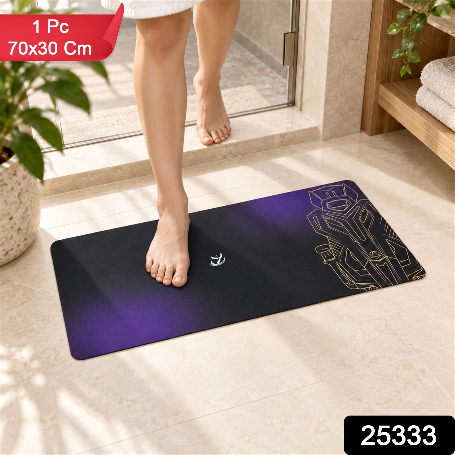 Bath runner mat pack