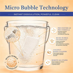 Laundry detergent sheets with clothing for travel washing