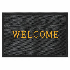 Top down view of the Welcome Door Mat design