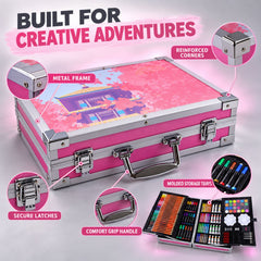 Metal Briefcase Art Supplies