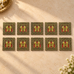 Ten Piece Charan Sticker Set