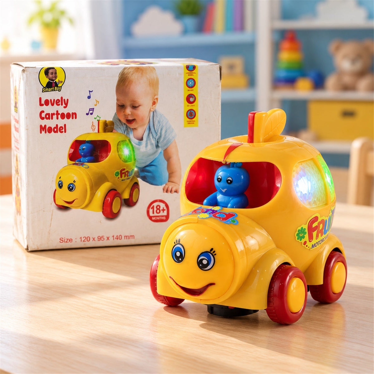 Fruit Musical Toy Car