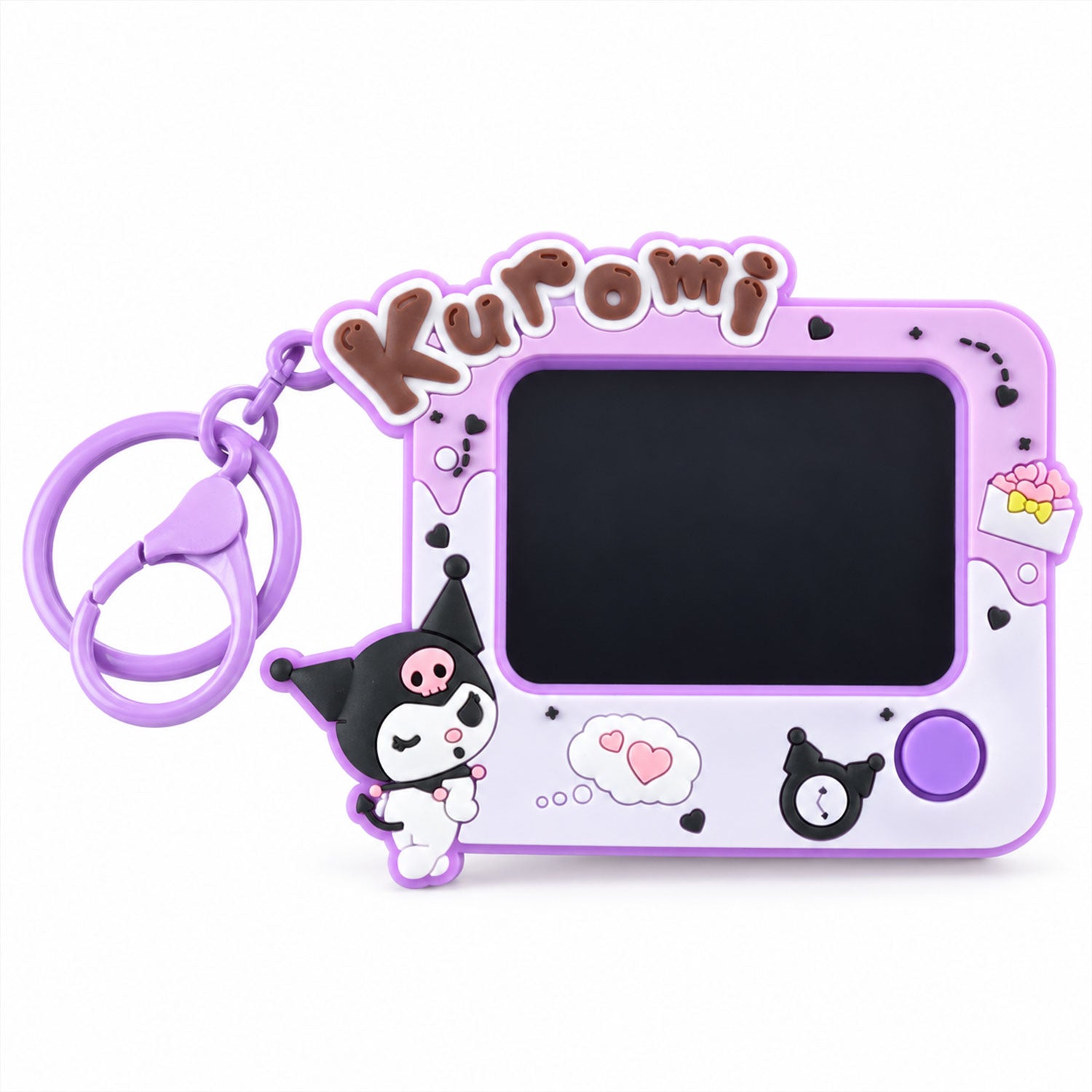 Kuromi Writing Tablet Keyring
