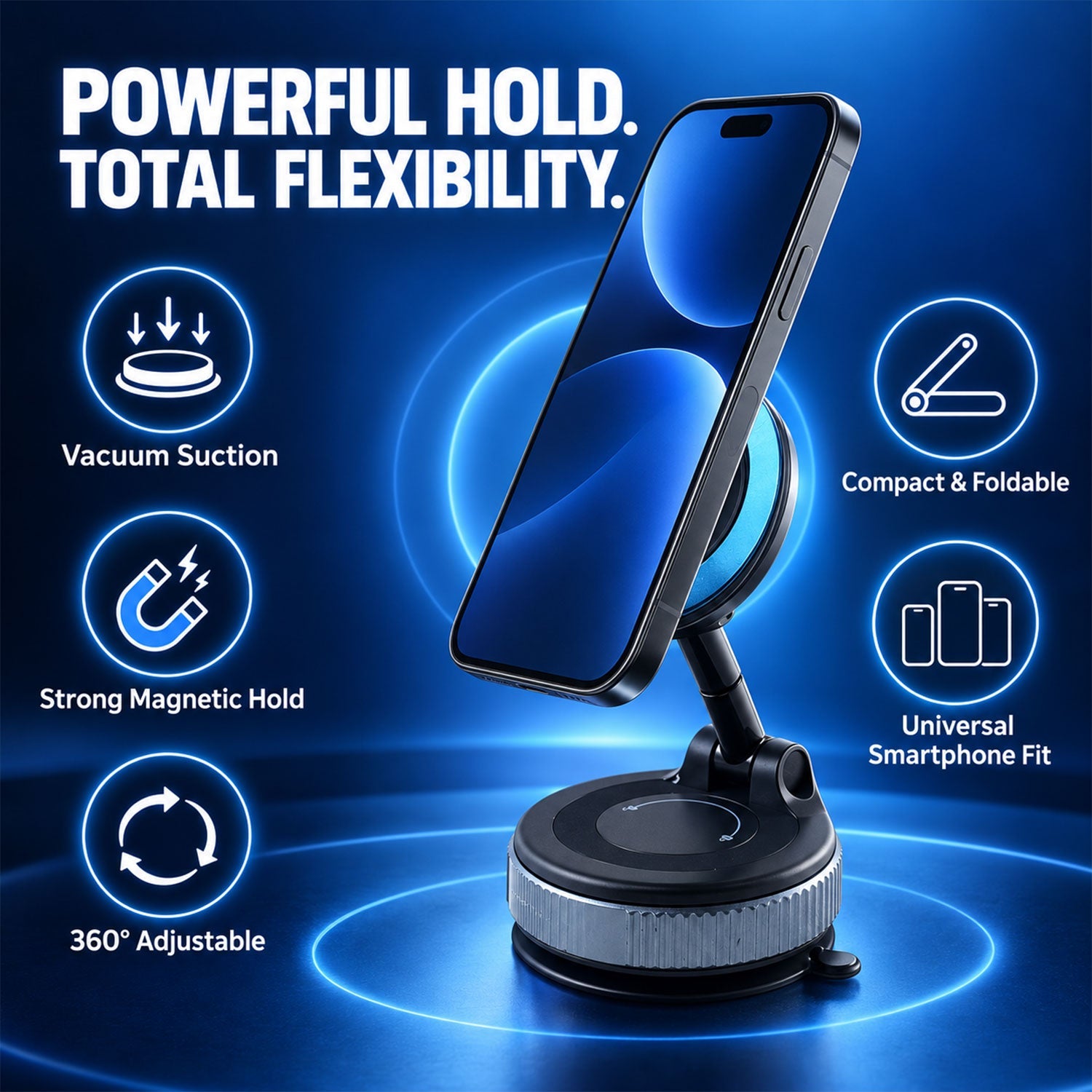 Car dashboard phone mount