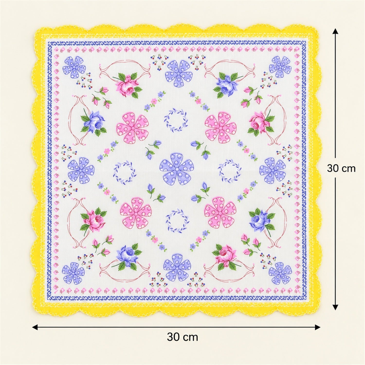 Handkerchief size 30x30cm