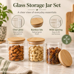 Airtight storage jars kitchen