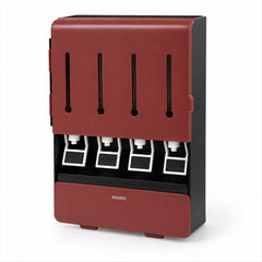 Red and Black Kitchen Dispenser