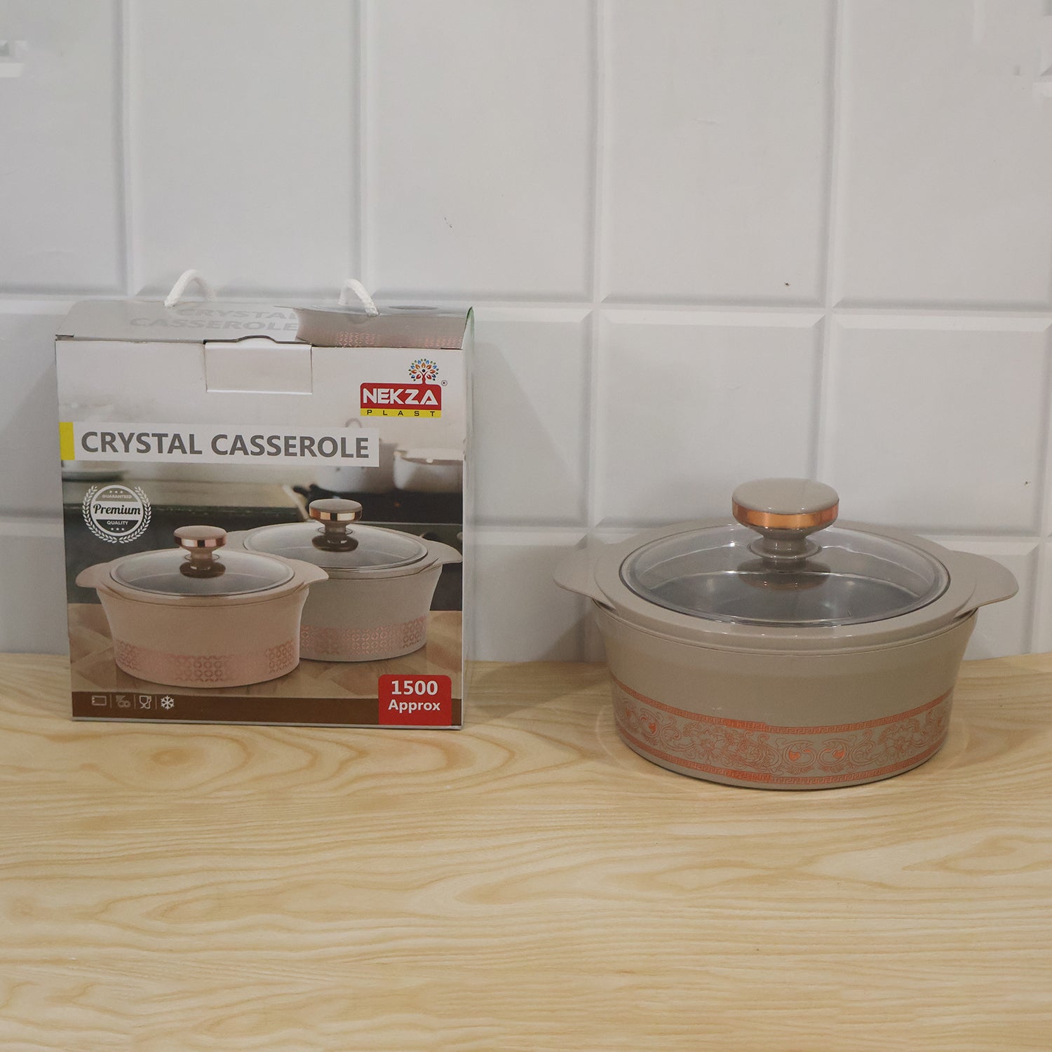 Insulated casserole dish being used to serve food at a family gathering