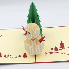 3D -Up Greeting Card (1 Pc): Birthday, Love, Christmas