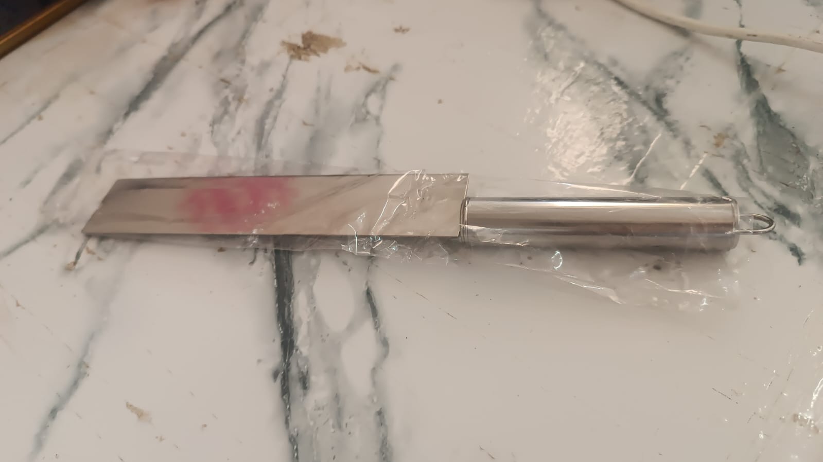 DeoDap Stainless Steel Vegetable Cleaver Knife - alternative angle