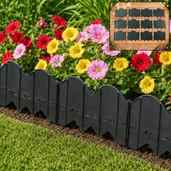 Garden Lawn Edging Border Set - Easy Interlocking Panels