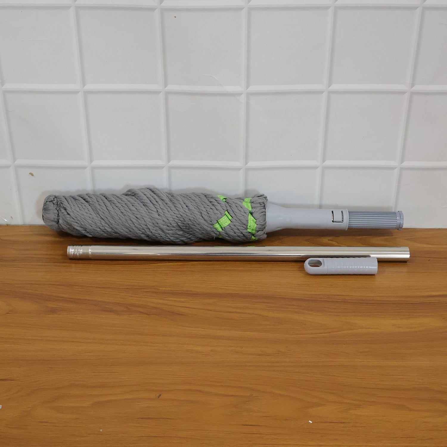 Person using 360 Spin Mop to clean floor