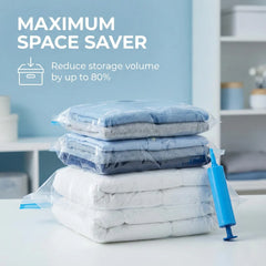 DeoDap Vacuum Storage Compression Bags 5 Pcs - lifestyle