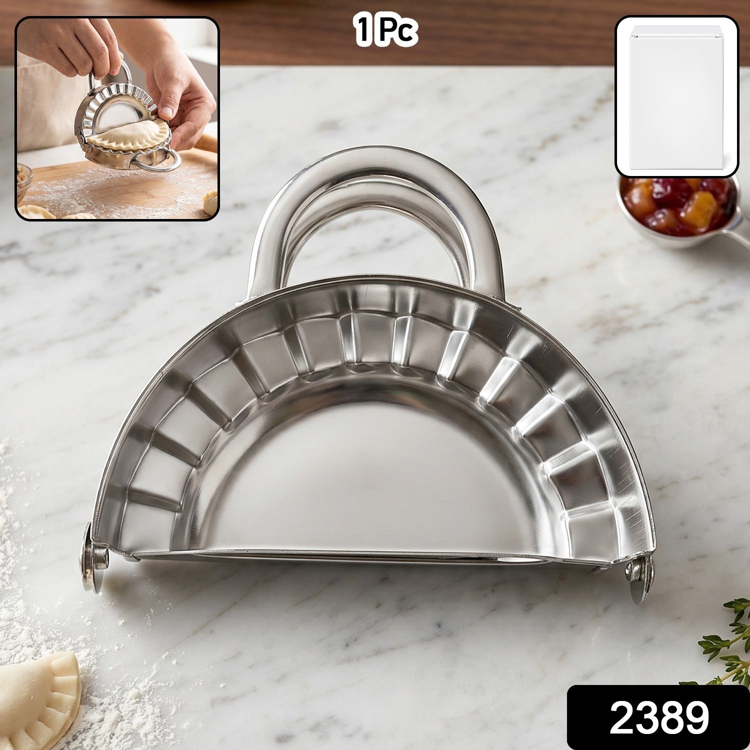 Pack of stainless steel momos makers