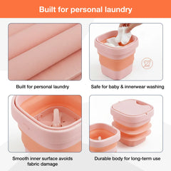 DeoDap Portable Foldable Washing Machine - scale and size reference