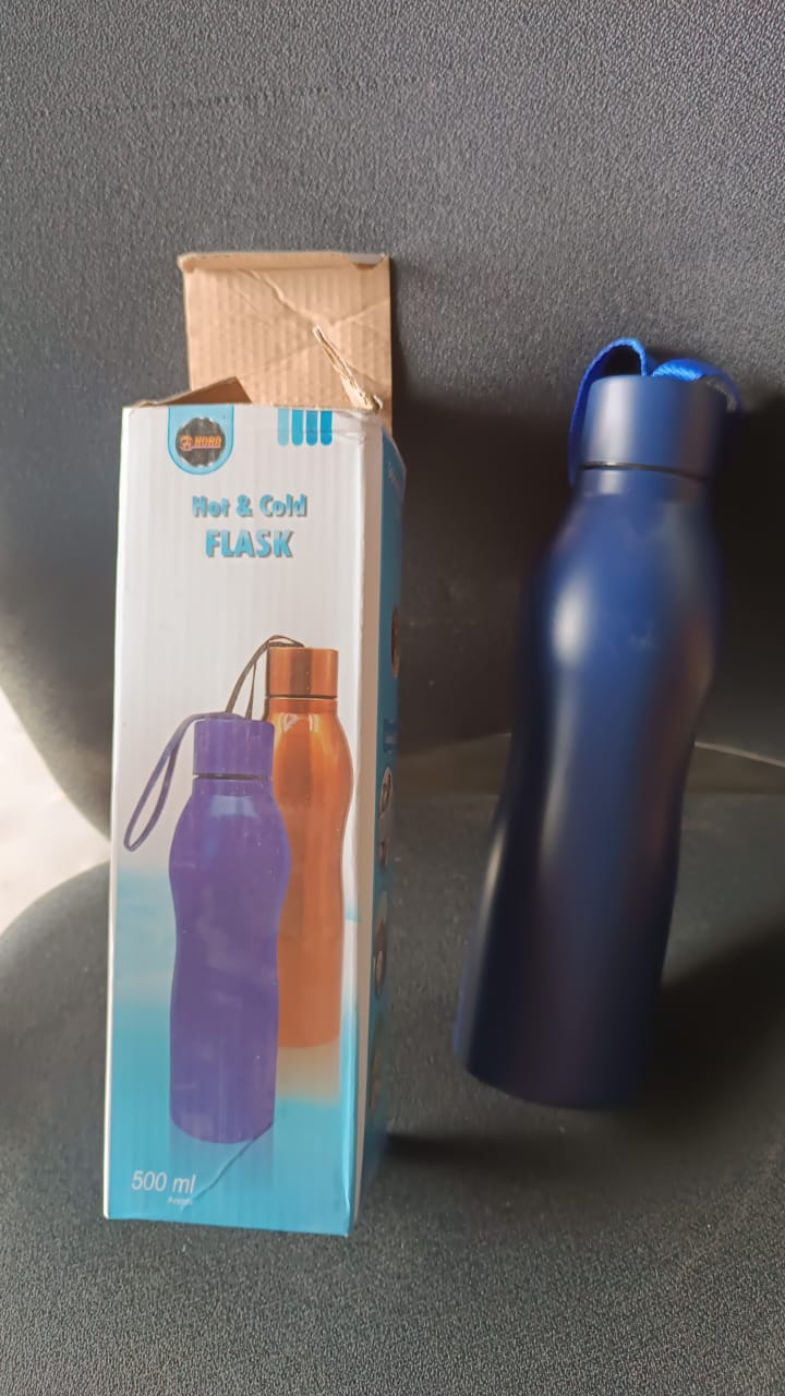 Premium Hot & Cold Stainless Steel Vacuum Insulated Flask Bottle (Approx 500ML / 1 Pc)