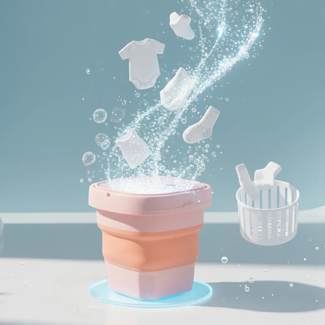 DeoDap Portable Foldable Washing Machine - packaging shot