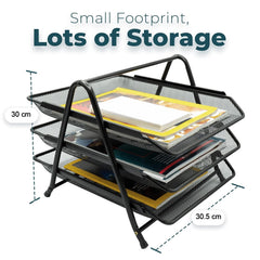 Heavy Duty Metal 3-Tier Multi Rack Stand – Durable Organizer Rack