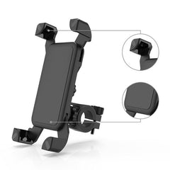 1456 Bike Phone Mount Anti Shake and Stable Cradle Clamp with 360Ãƒâ€šÃ‚Â° Rotation DeoDap