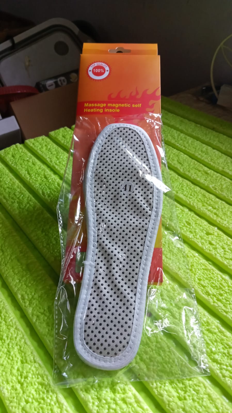 Self-Heating Magnetic Insoles for Men & Women â€“ Warm Tourmaline Shoe Inserts (1 Pair)