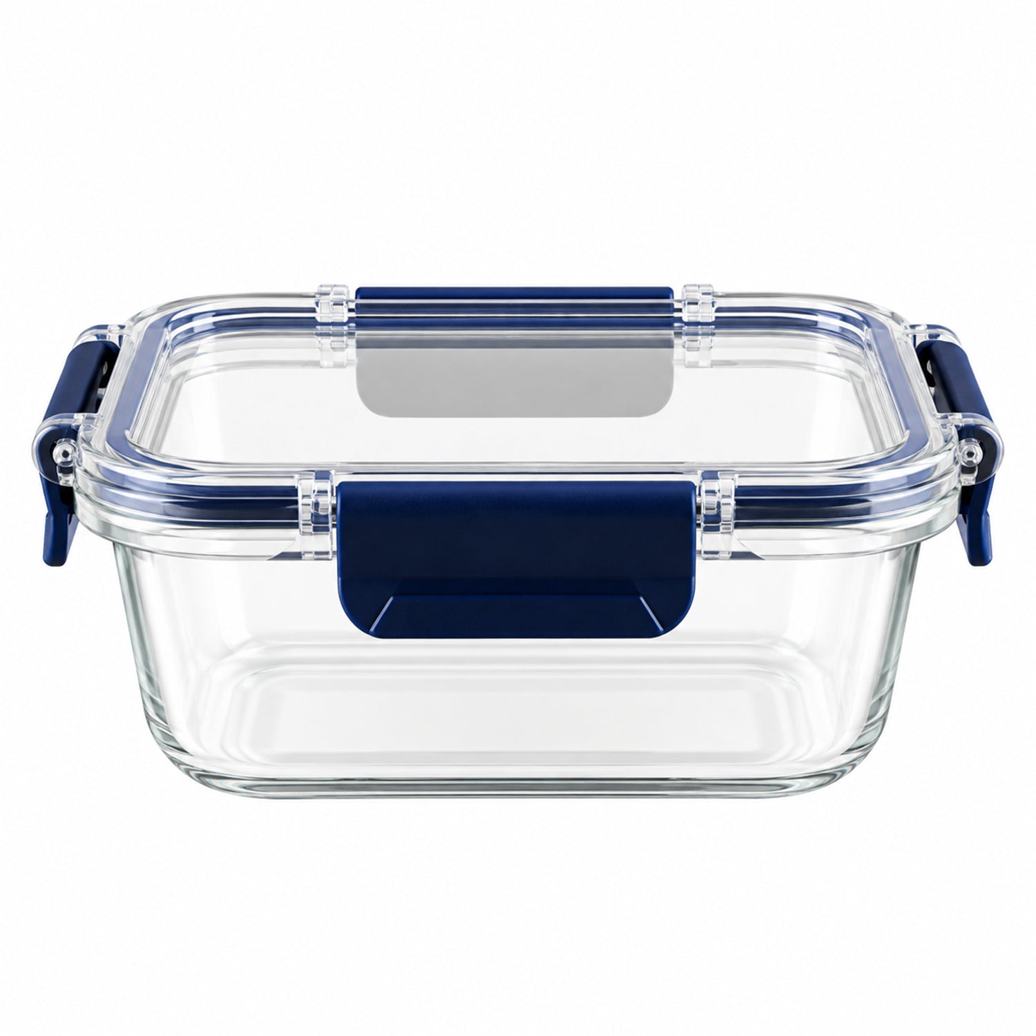 Cello 640ml Rectangular Glass Food Storage Container with Smart Lock Lid (1 Pc)