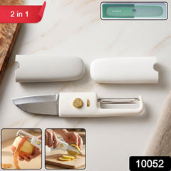 2-in-1 Multifunctional Knife & Sawtooth Peeler for Fruits and Vegetables