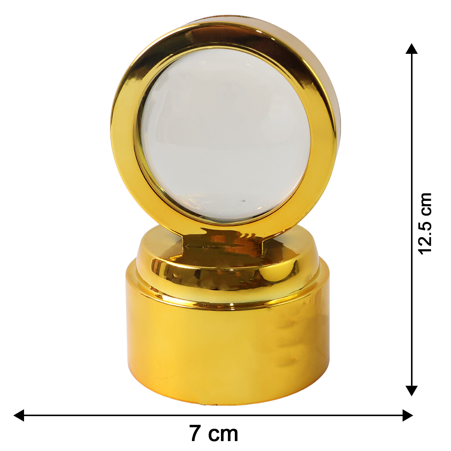 Size dimensions of Bajrang Bali Crystal Ball Night Light