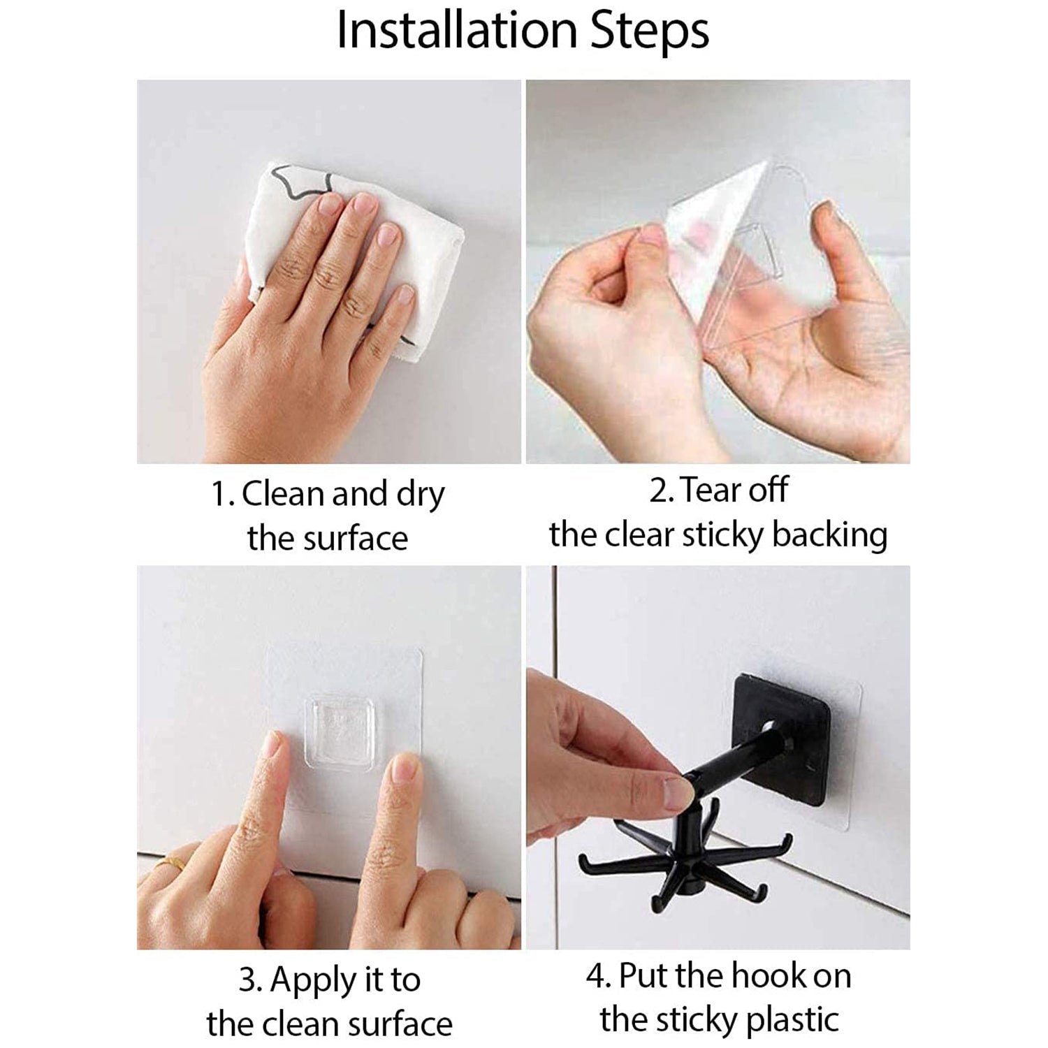Bathroom Spin 360Â° Rotating Hook Set