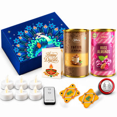 Coffee Almond and Rose Almond Diwali Hamper