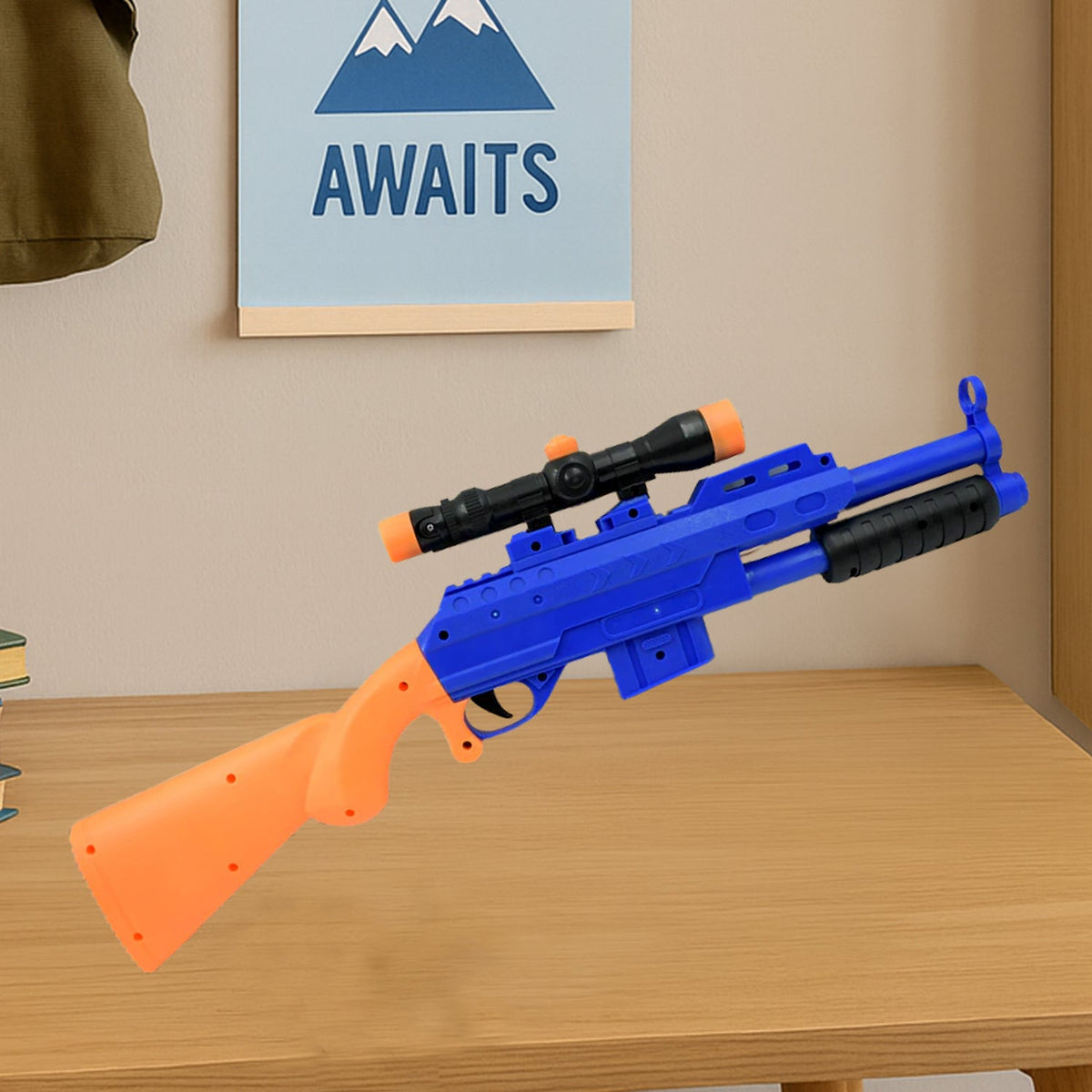 22-Inch Big Toy Gun for Kids â€“ Battle Play Shooting Gun